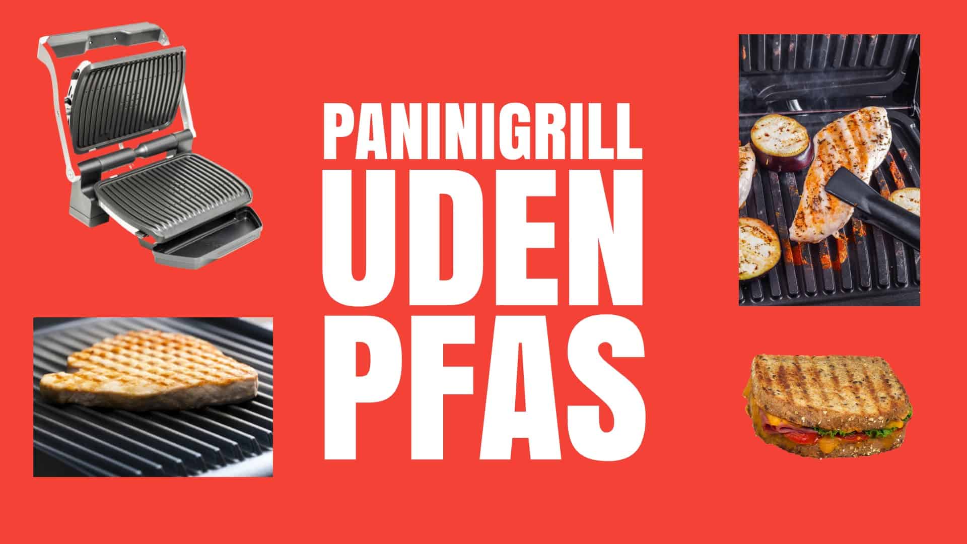 Bedste paninigrill uden PFAS 2025