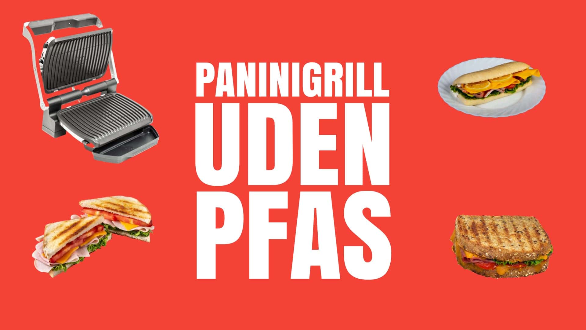 Bedste paninigrill uden PFAS 2025