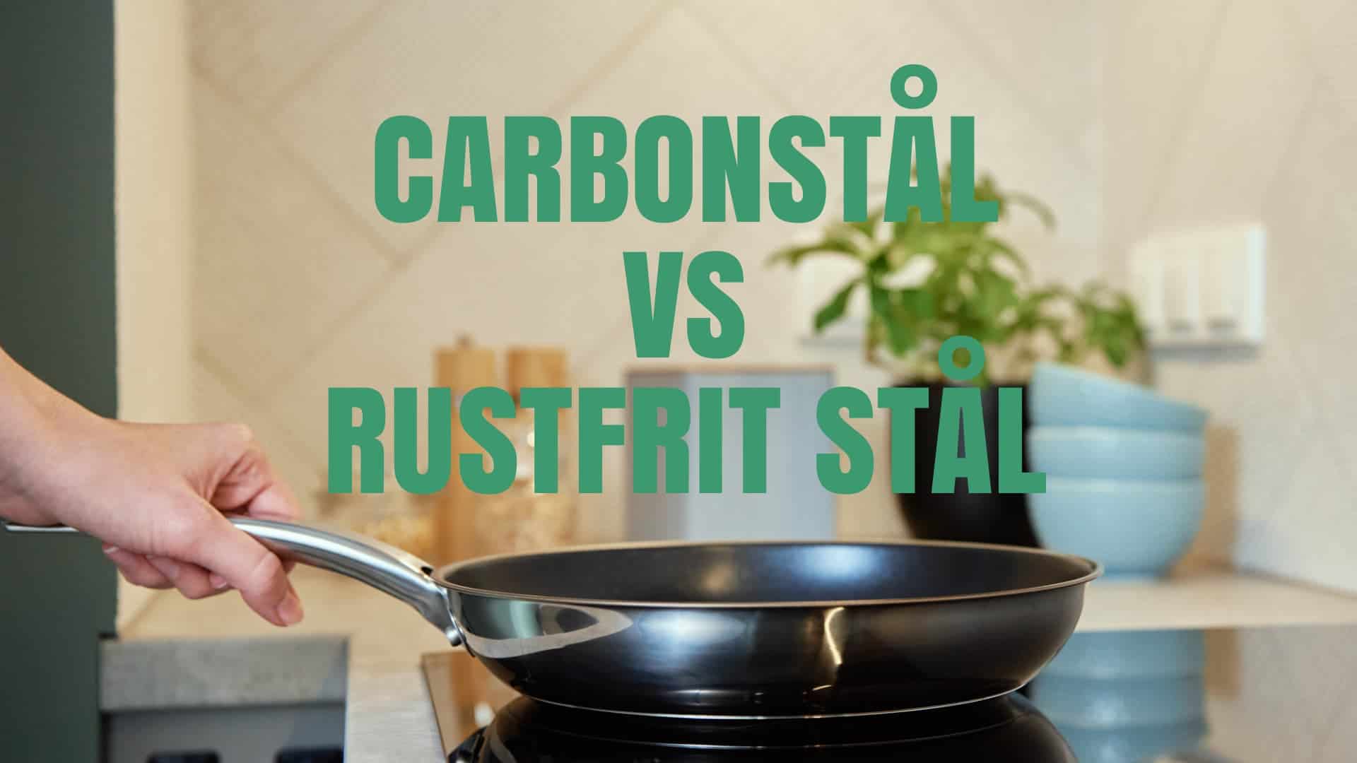 Carbonstålpande vs rustfrit stål