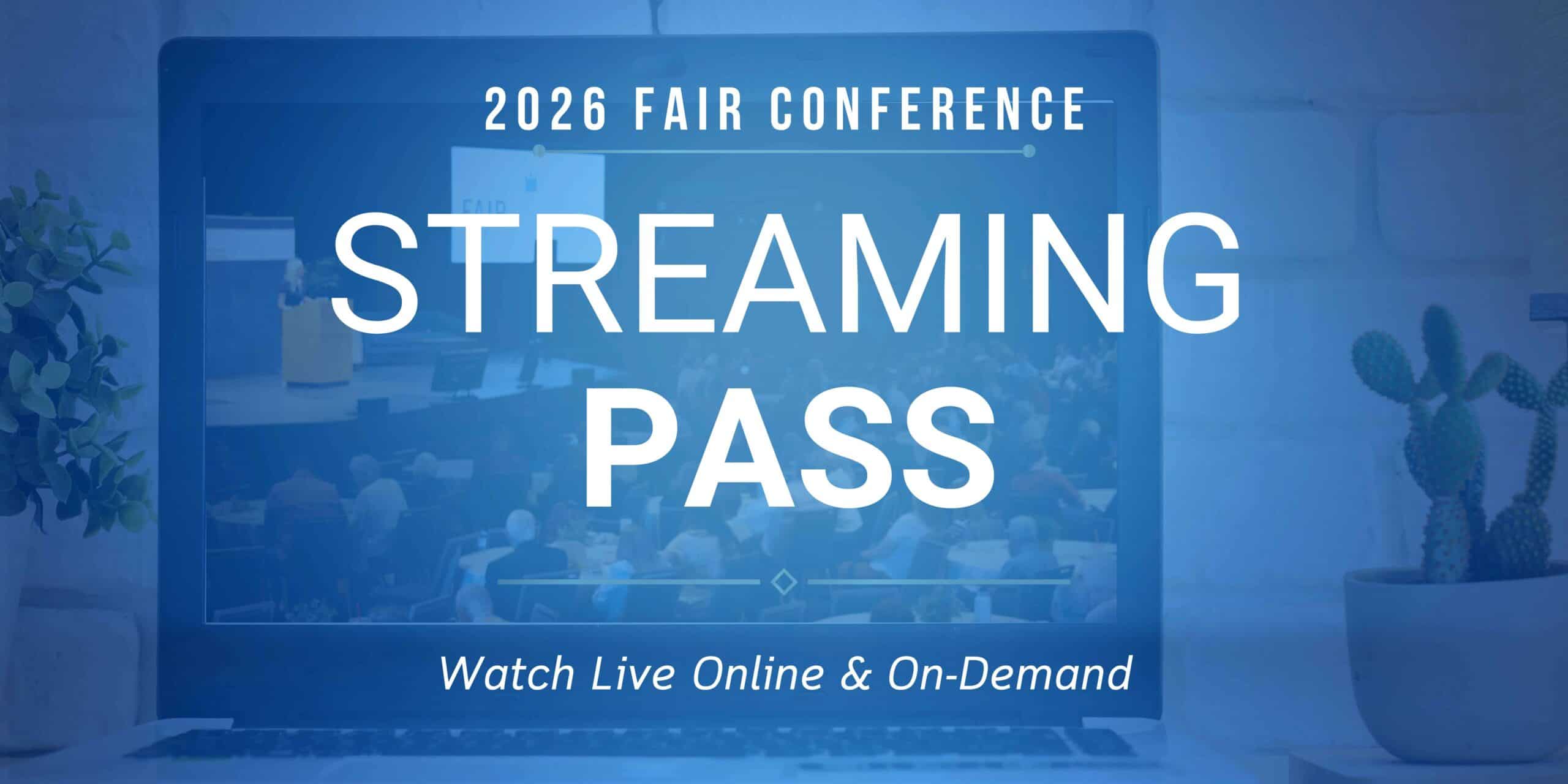 2026 FAIR Conference – Streaming Pass - FAIR Bookstore
