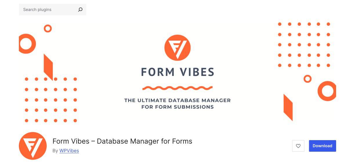 Installing Form Vibes from the WordPress plugin directory