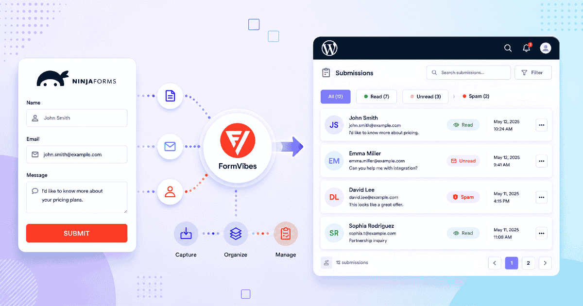 How to Save and Manage Ninja Forms Submissions with Form Vibes