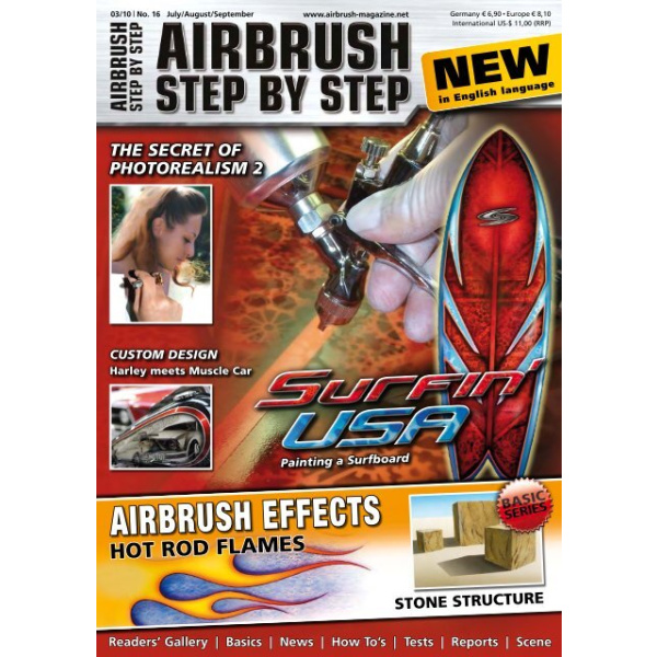 Airbrush Step by Step Magazine  3/10