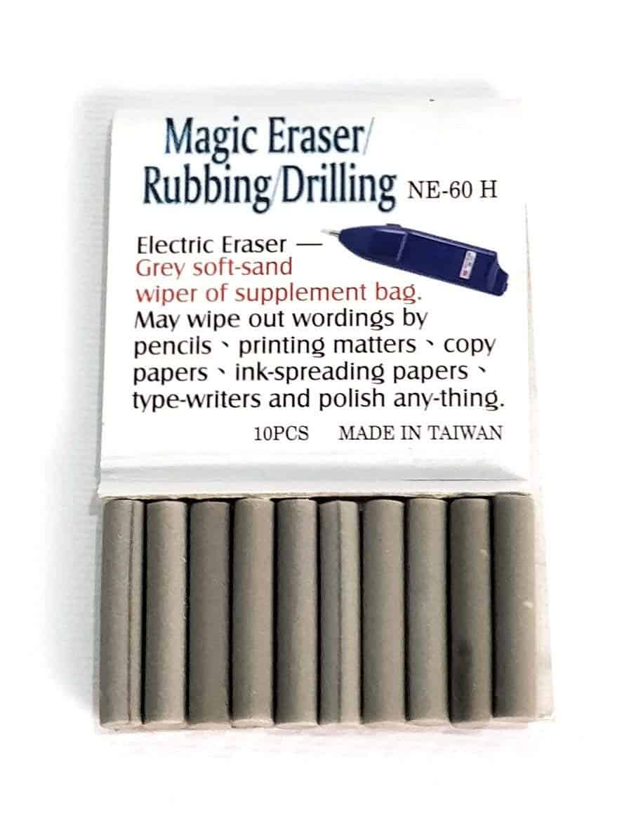 Hard Tip electric eraser 10xpack refills