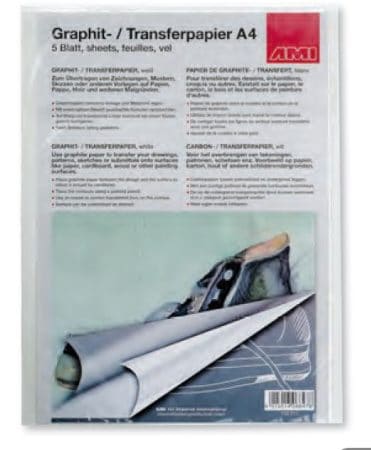 Ami graphite paper White, A4 - 5 sheets