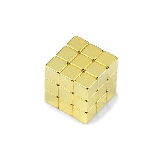 Neodymium Cube magnets 5mm x 10pcs