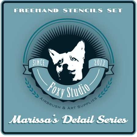 Marissa Detail Series Freehand Templates set of 4