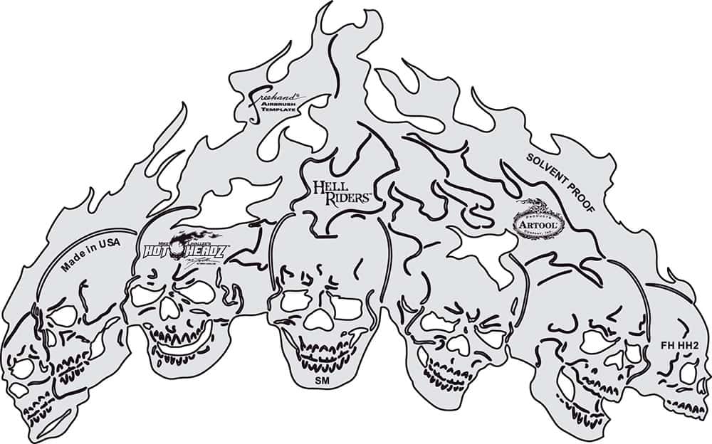 Artool Freehand Template Hell Riders