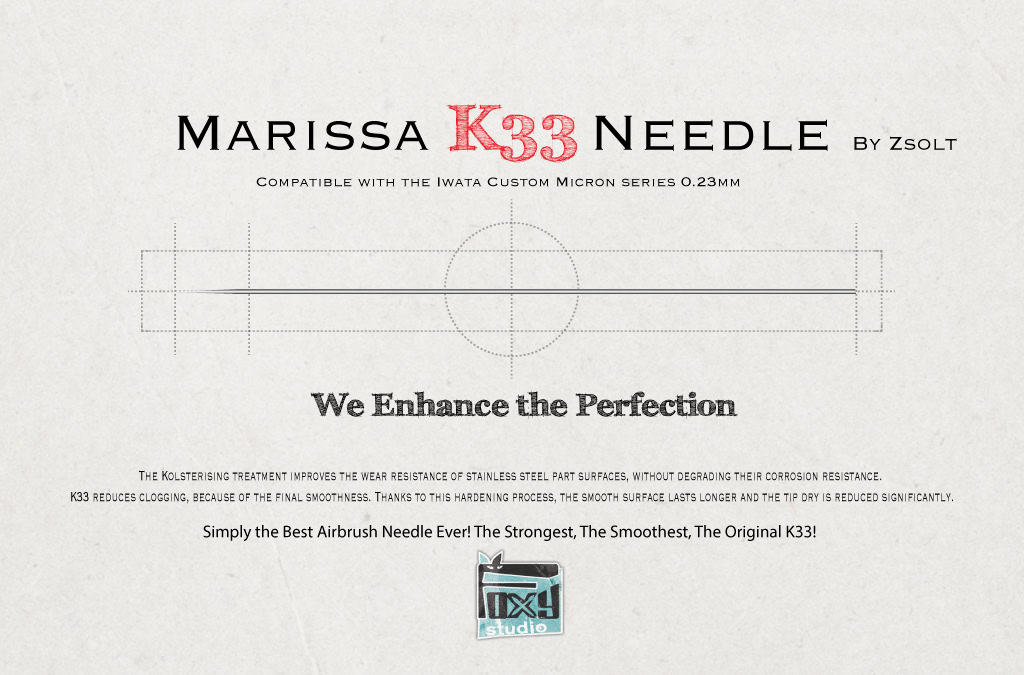 Marissa K33 0.23mm Fluid Needle by Zsolt - New Series