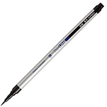 AKASHIYA SAI Thin Line ultra fine Brush Pen - BLACK