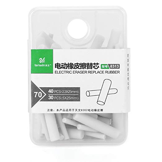 Tihoo Eraser SOFT Refills Pack 70pcs (40x5mm 30x2.3mm)
