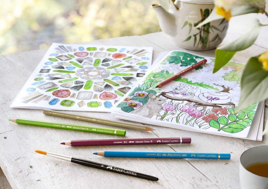 Faber Castell Polychromos Colour Pencils Tin of 12 - Image 3
