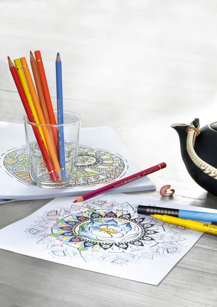 Faber Castell Polychromos Colour Pencils Tin of 12 - Image 2