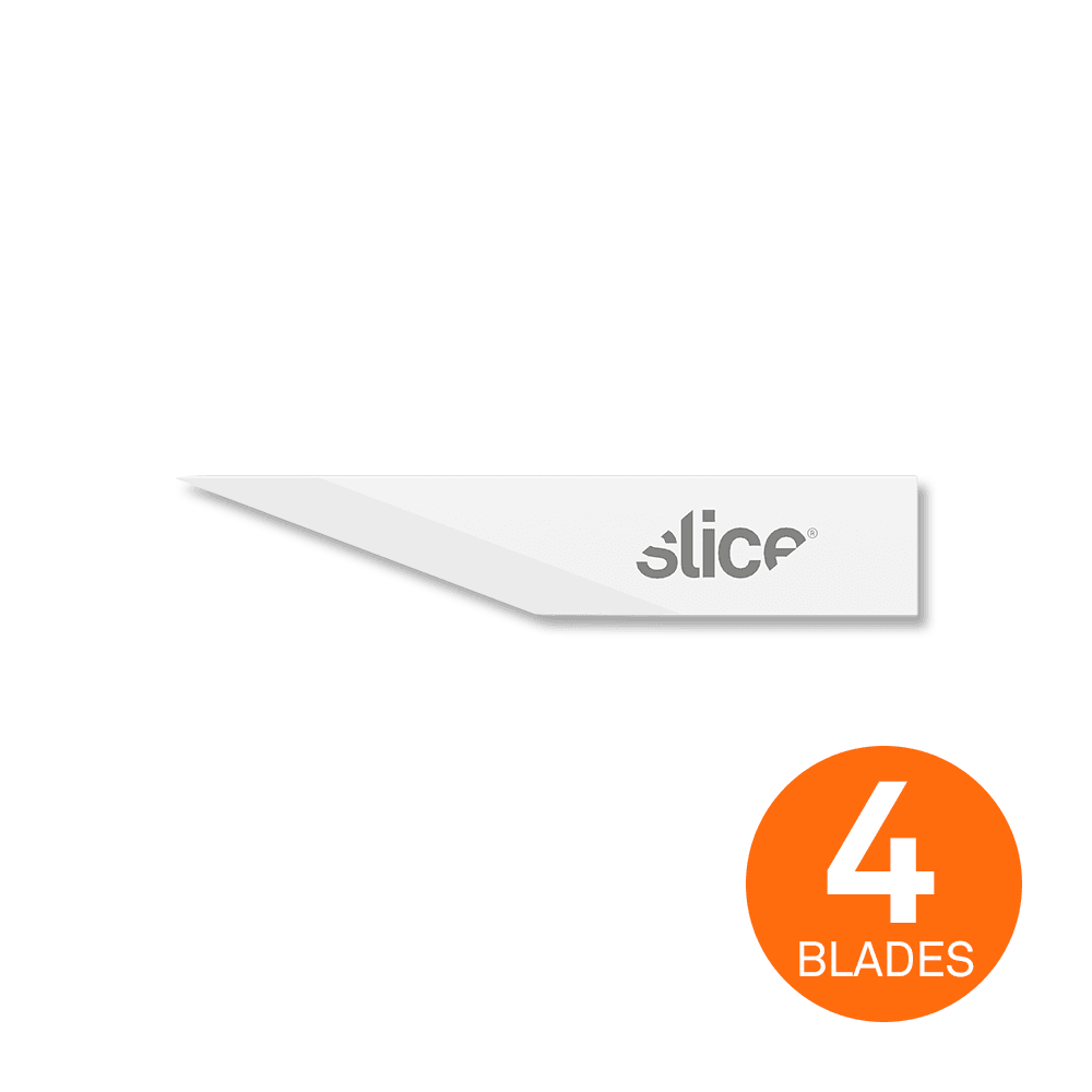 SLICE Craft Blades  ceramic (Straight Edge, Pointed Tip) 4 pcs