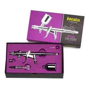 Iwata Hi-Line HP-TH Gravity Feed Dual Action Trigger Airbrush - Image 4