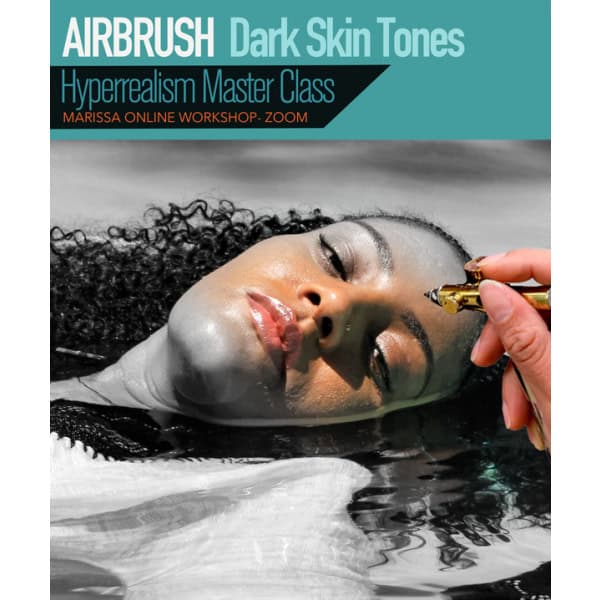 Airbrush Hyperrealism Dark Skin Tones |  *Live Recorded* Online Full Course