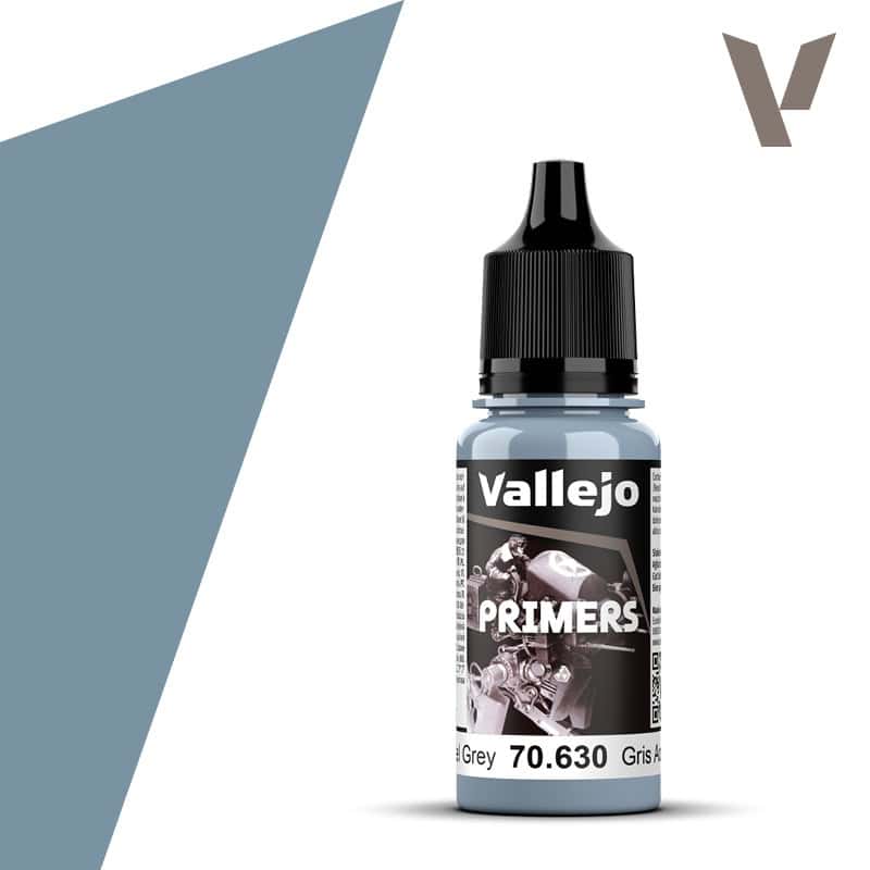 Vallejo Surface Primer - Steel Grey (18ml)