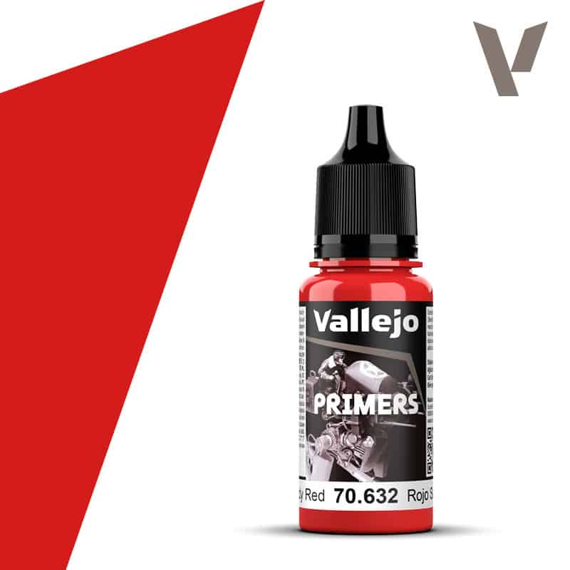 Vallejo Surface Primer - Bloody Red (18ml)