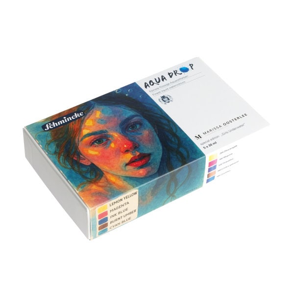 schmincke aqua drops set marissa oosterlee edition 5x 30ml