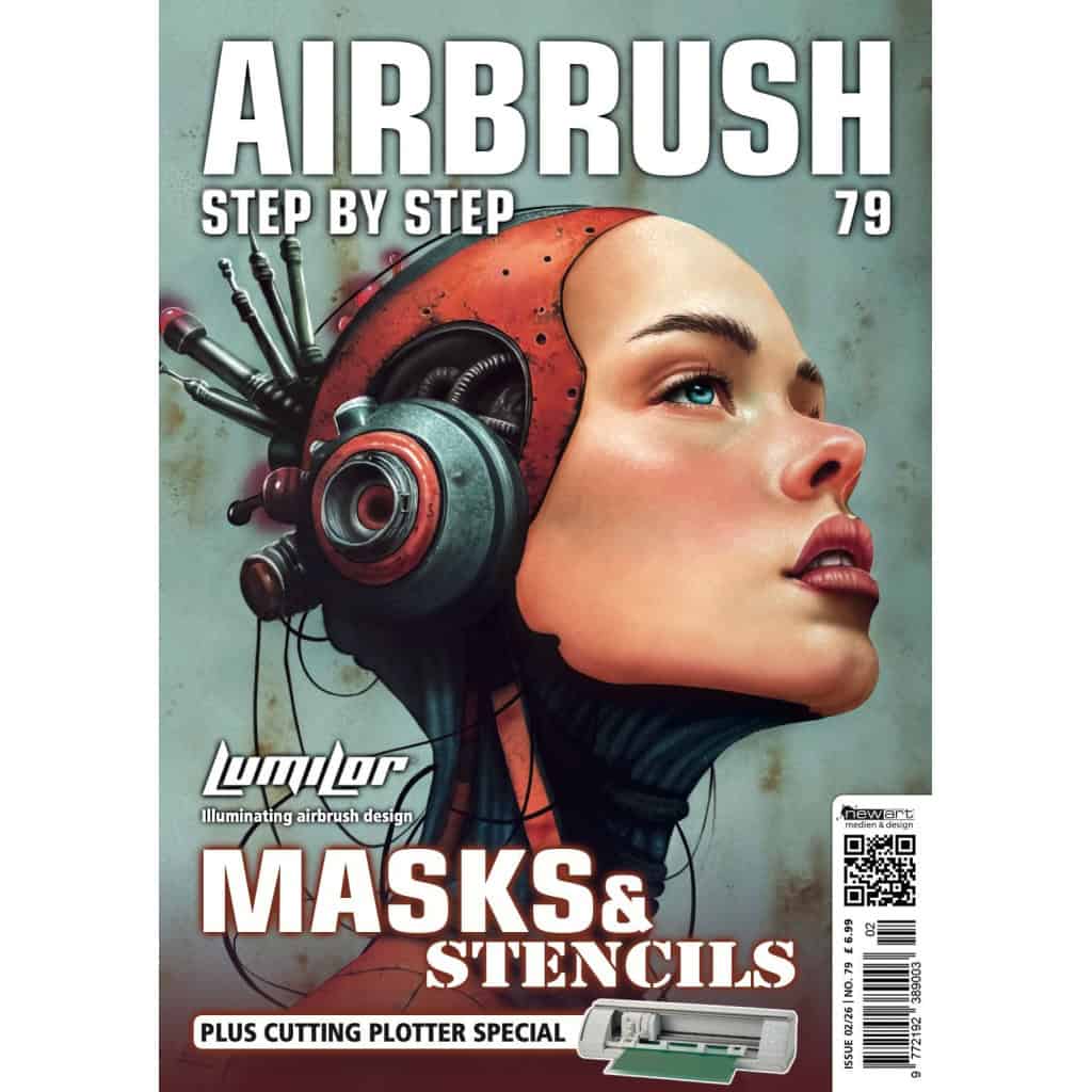 airbrush step by step magazine english 02/26