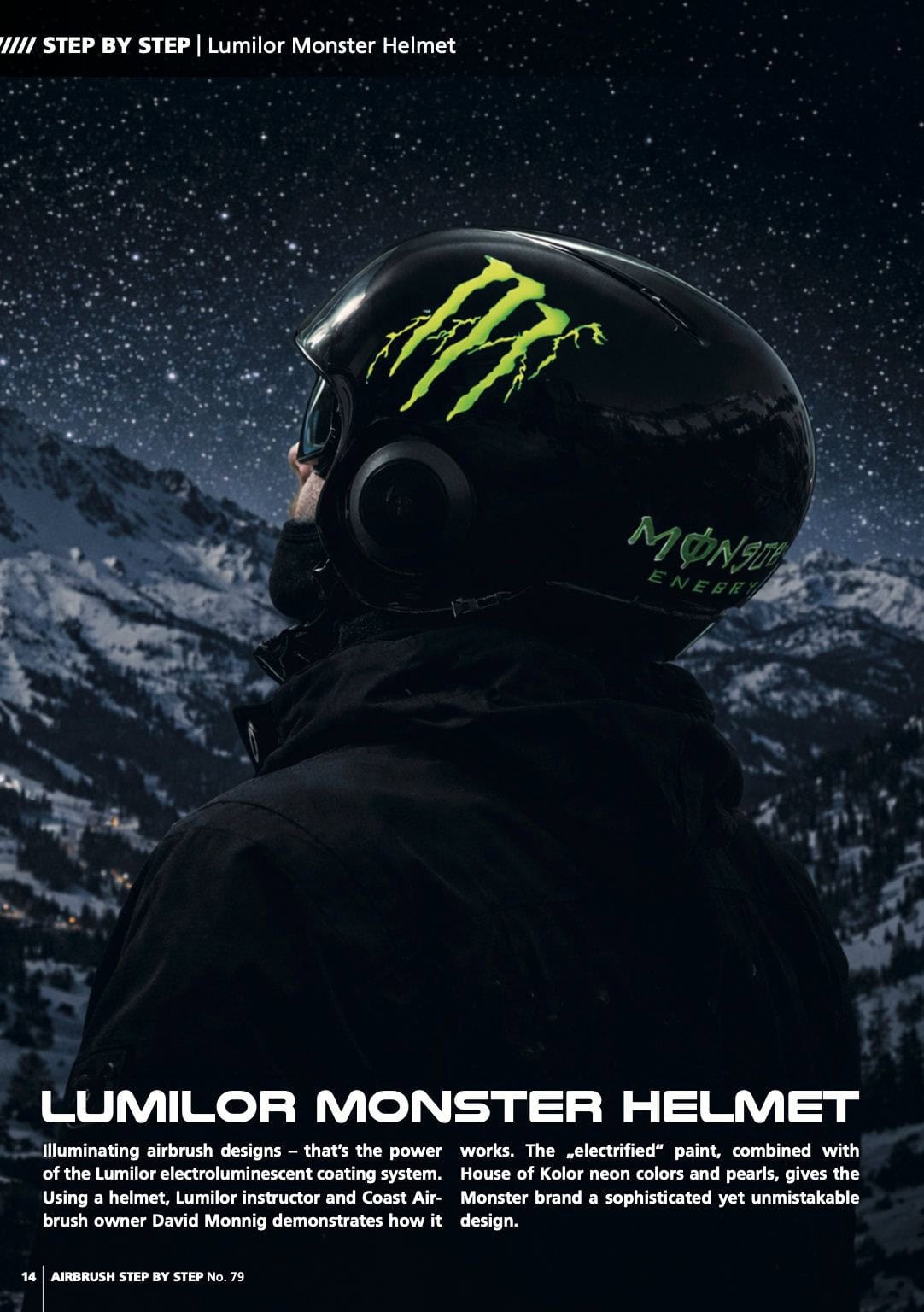 rivista passo passo aerografo inglese 02/26