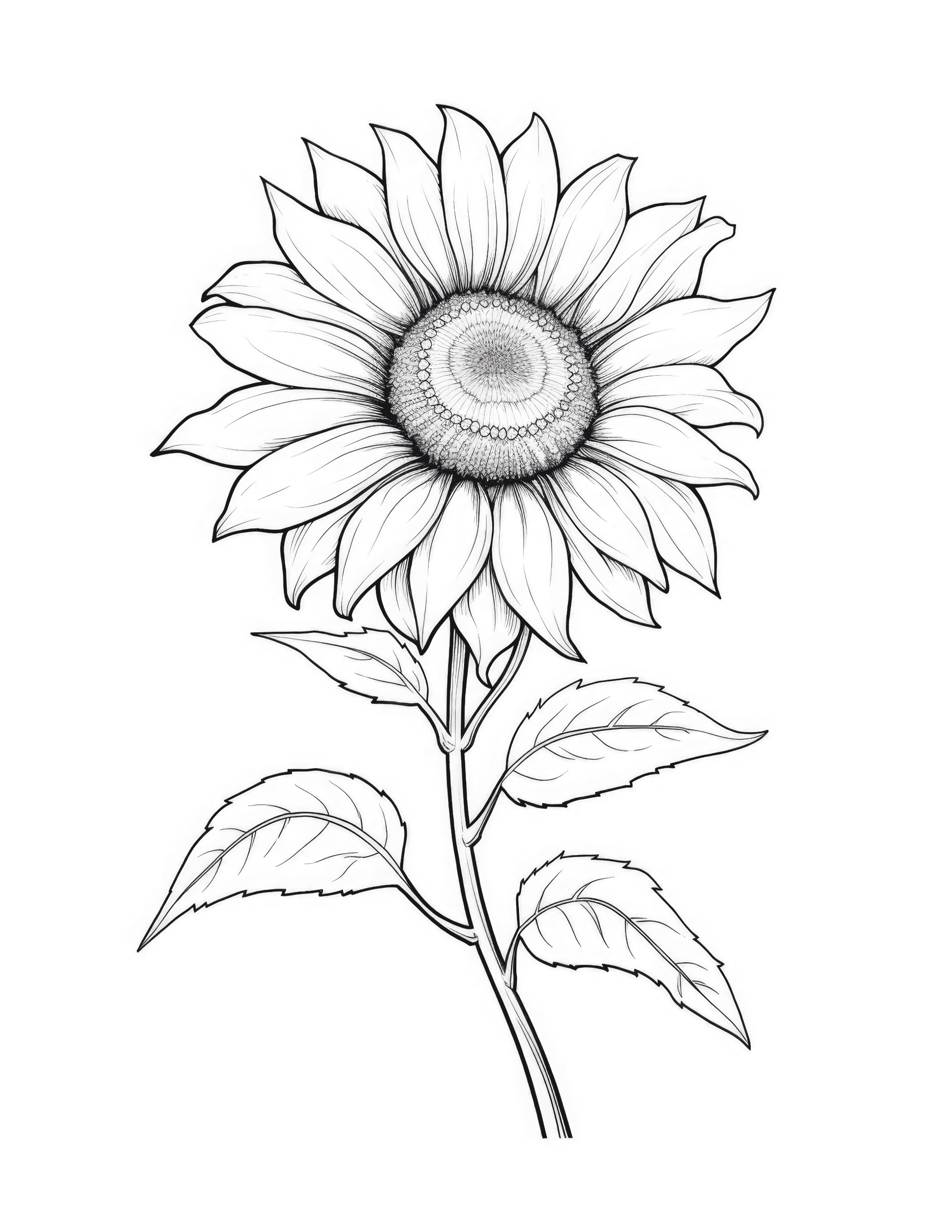 Free Flower Coloring Page 91 Free Coloring Adventure