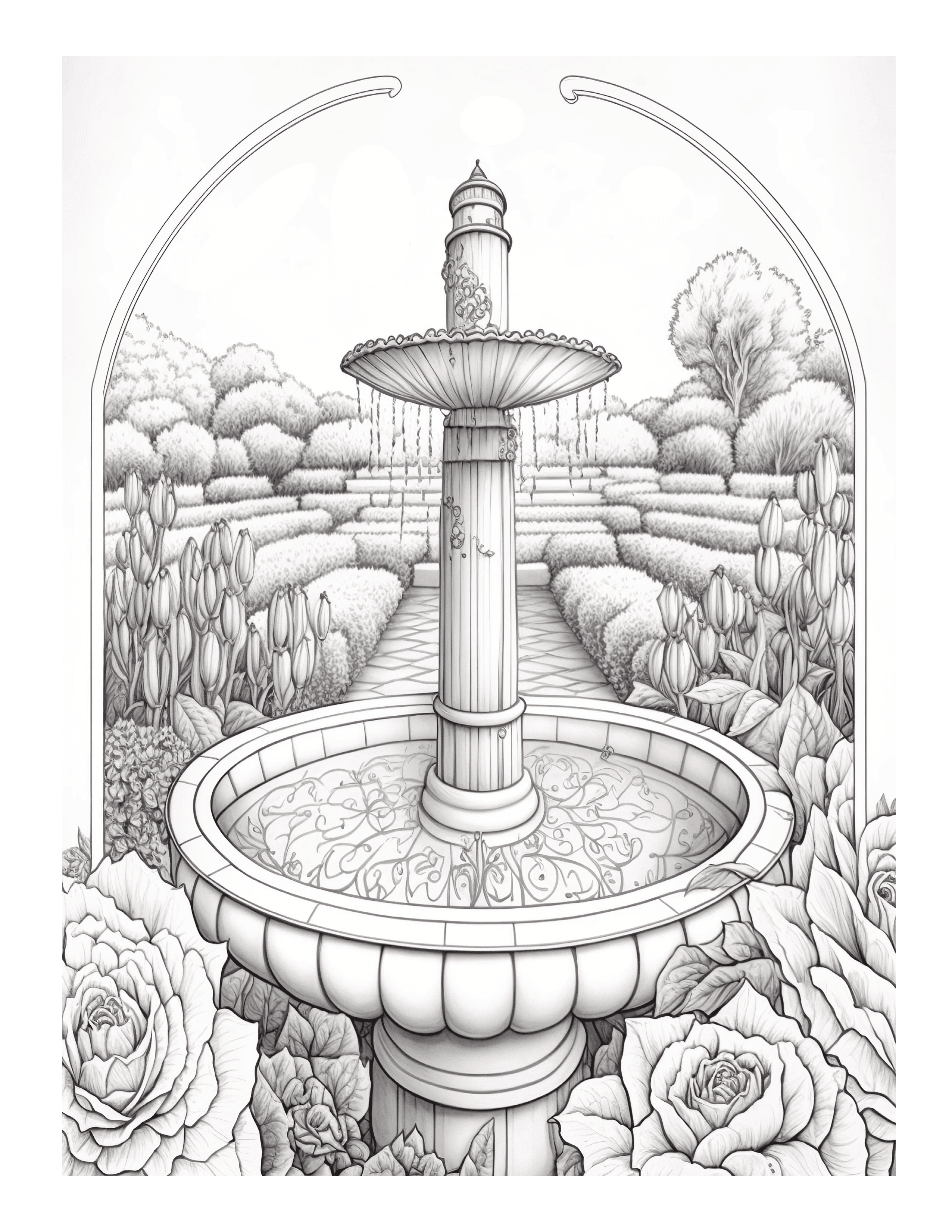 Free Flower Petals Coloring Page 3 Free Coloring Adventure