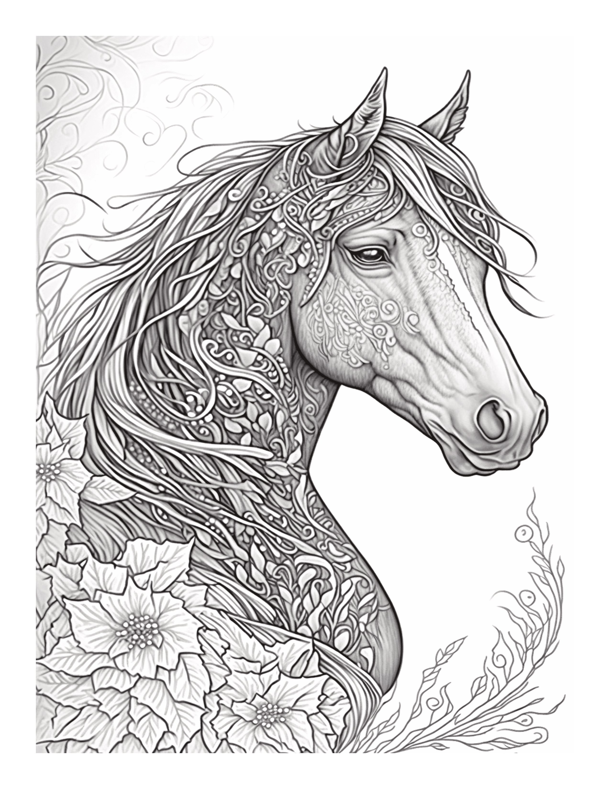 Horse Coloring Pages Unicorn Coloring Pages Printable - vrogue.co 