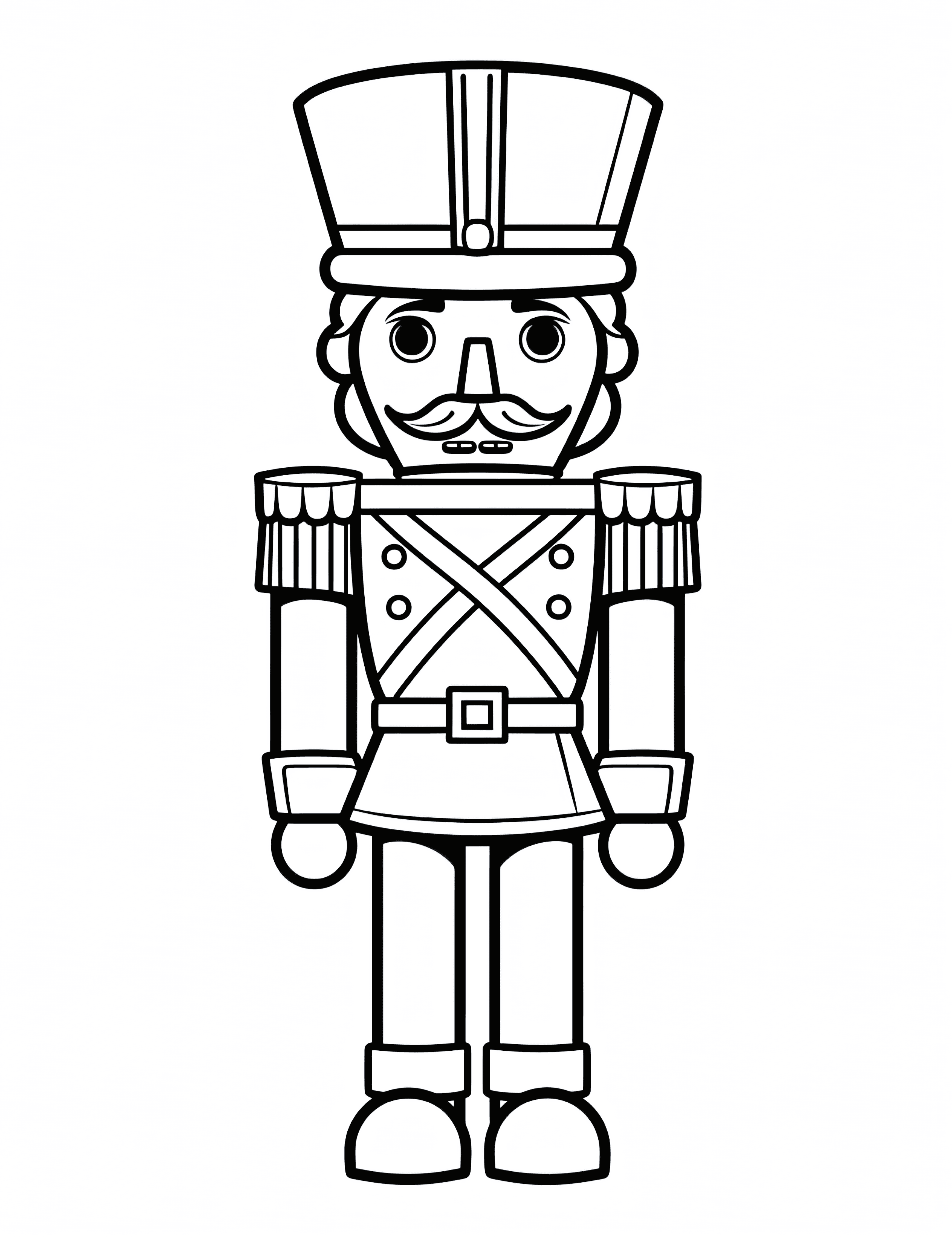 Free Printable Enchanted Tradition Nutcracker Coloring Page For Kids