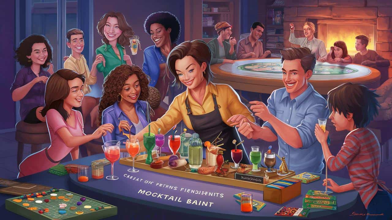 You are currently viewing Build Your Own Mocktail Bar for Friends Game Night