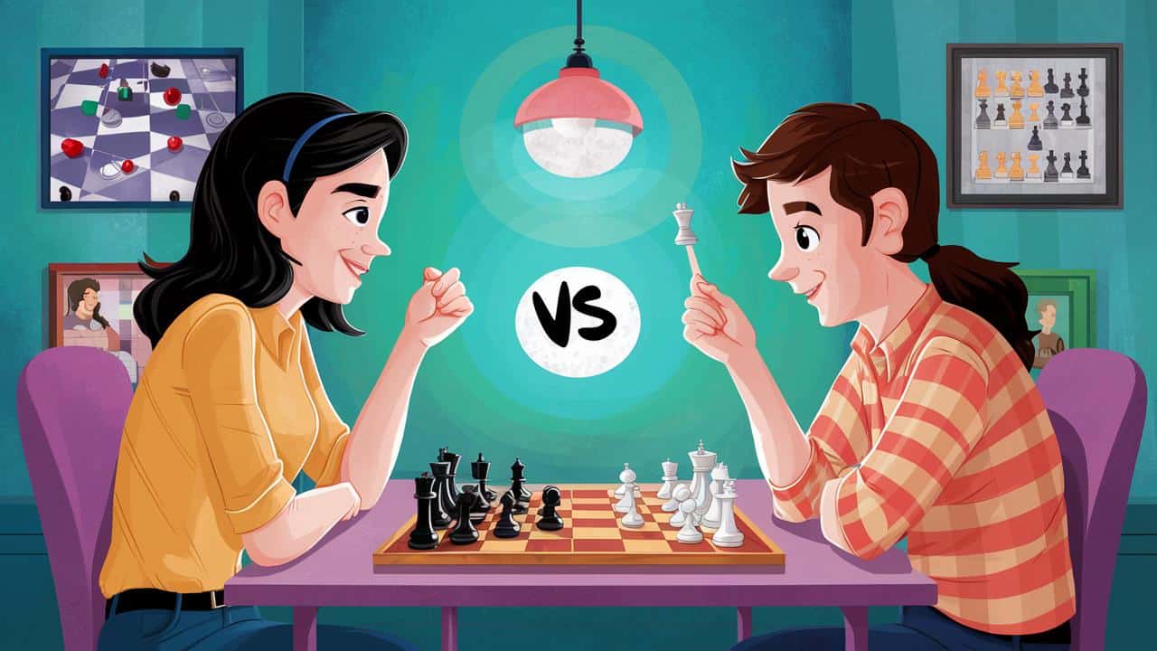 Chess vs Checkers: The Battle of Abstract Classics