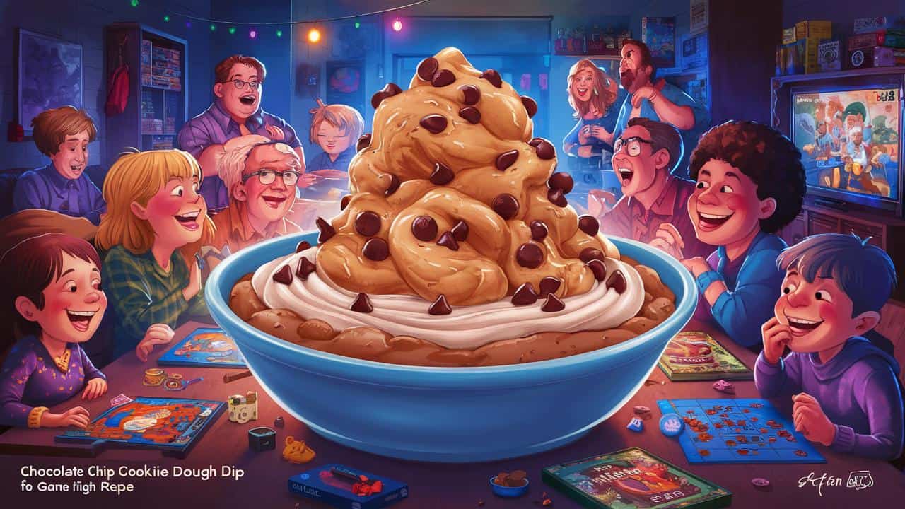 You are currently viewing Chocolate Chip Cookie Dough Dip for Game Night Recipe