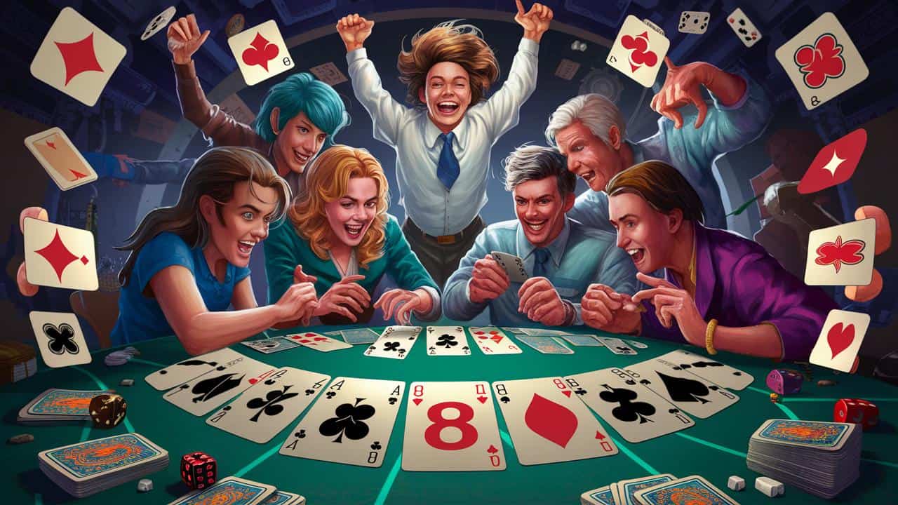 You are currently viewing Crazy Eights Card Game: Matching Numbers and Suits for Quick Fun