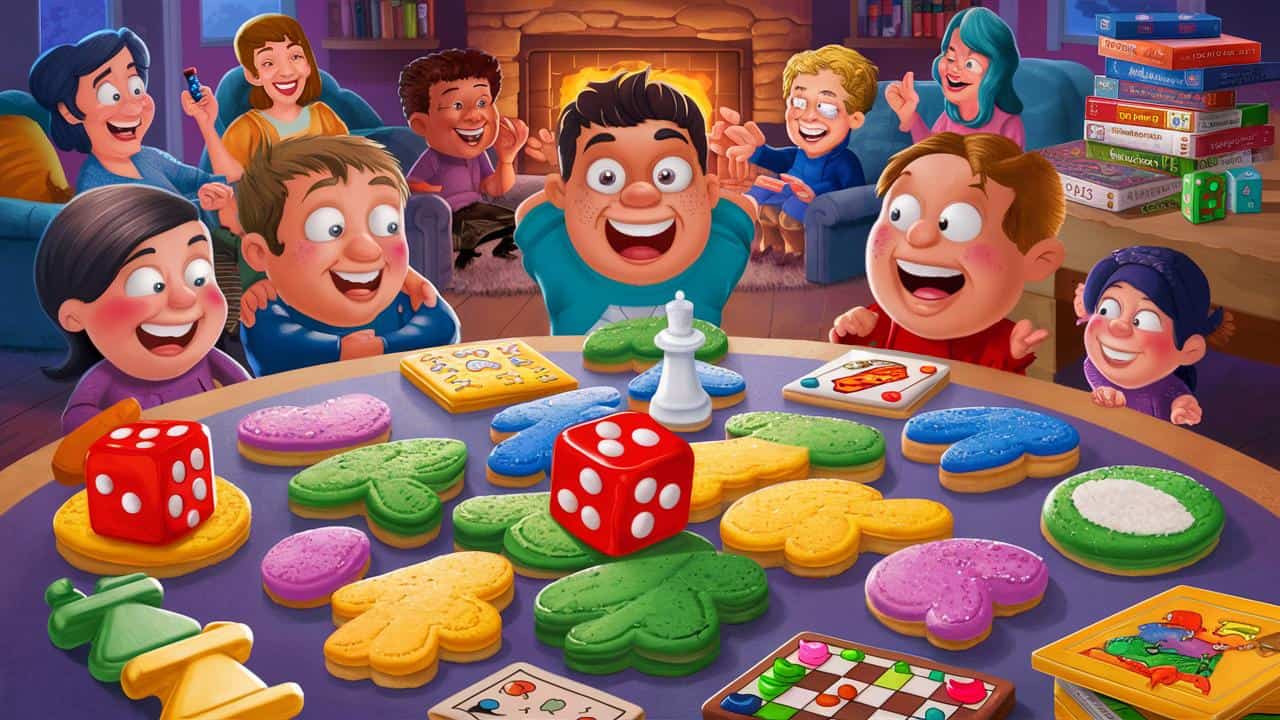 You are currently viewing Game Piece Sugar Cookies for Game Night – Easy Recipe & Decorating Ideas