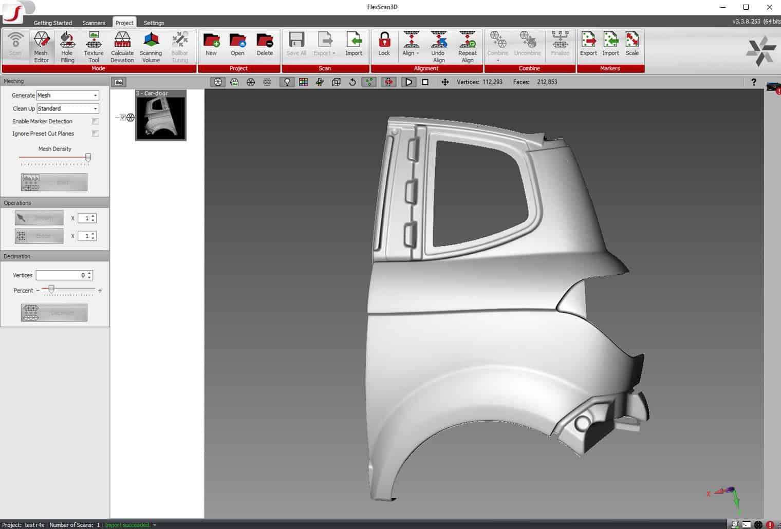 3D Scan Software 1 flexscan3d screenshot masthead