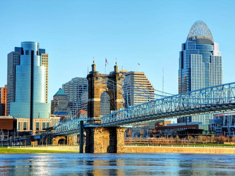View of downtown Cincinnati, Ohio
