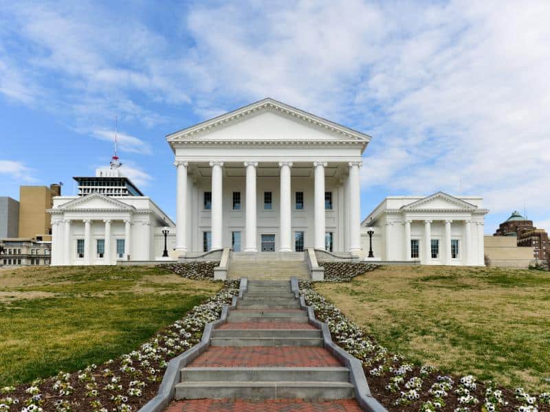 Virginia State Capitol in Richmond, Virginia