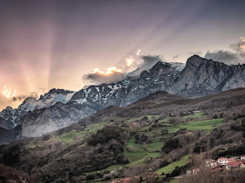 The Picos de Europa offer some of Europe's most spectacular mountain scenery, rising dramatically from Spain's northern coast.