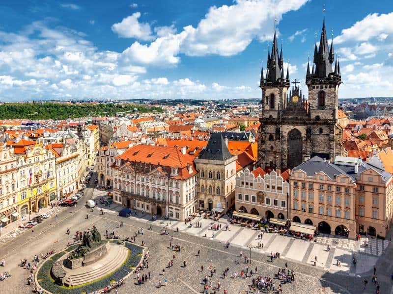 Old town square in Prague