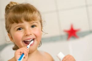 child at dentist