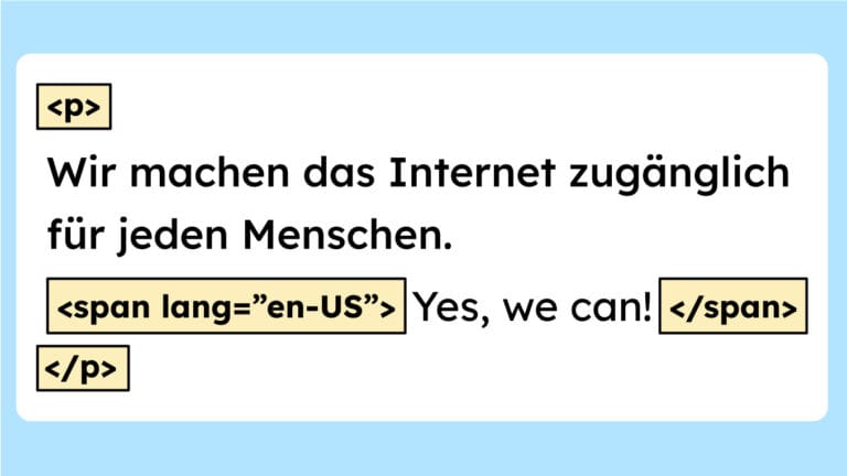 Ein Beispiel von einem Paragrafen, in dem eine englischsprachige Phrase verwendet wird.