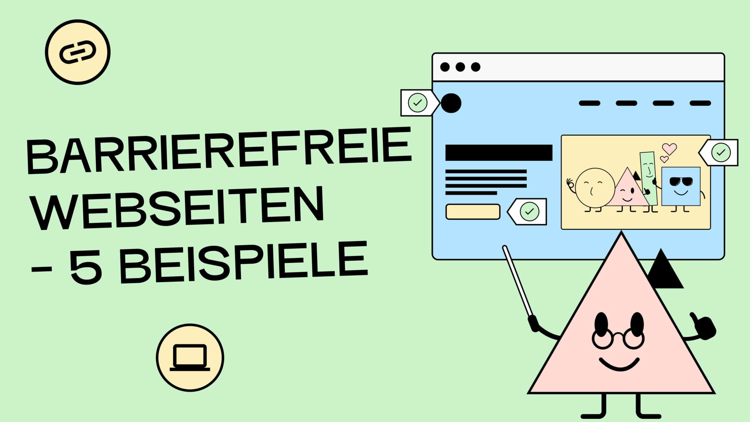 Unser Maskottchen Tine spielt Lehrerin und zeigt eine Seite, die barrierefrei ist!