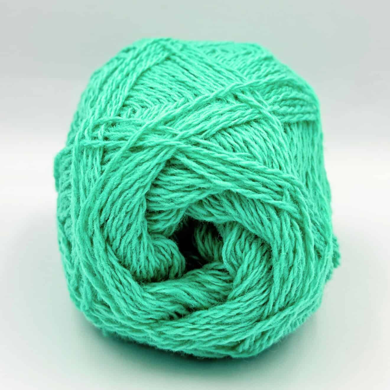 Tora New Zealandsk Uld (100 g) Turkis grøn Tora New Zealandsk Uld (100 g) Turkis grøn