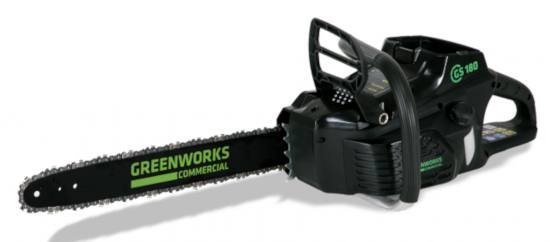 greenworks-chainsaw-model-gs180 greenworks lithium-ion battery powered chainsaw