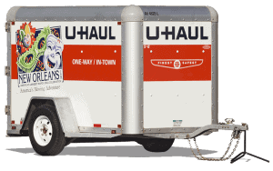 Enclosed5x8Large U-haul enclosed 5 foot by 8 foot cargo traiiler