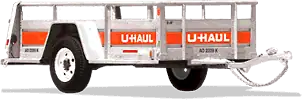 u-haul utility 5 foot by 8 foot trailer rental