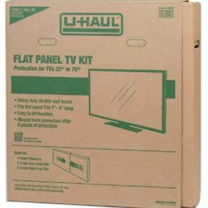 flat panel tv box for moving protection