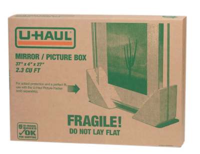 u-haul mirror and picture box