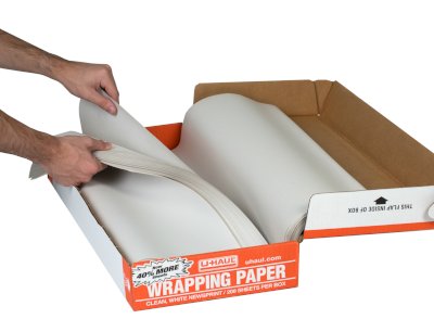 sheets of wrapping paper for protecting goods when moving