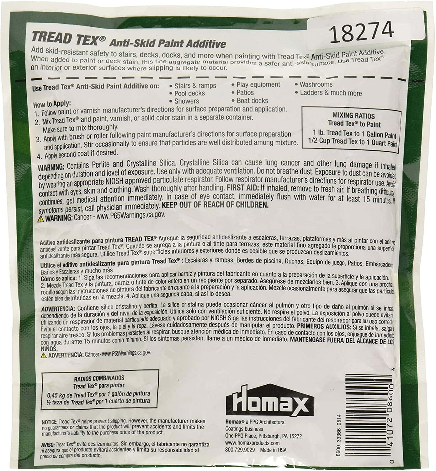 HOMAX 8600 Slip Free Anti Skid Paint Additive - Image 2